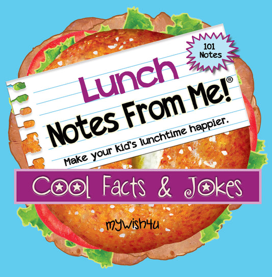 Cool Facts & Jokes - 101 Tear-Off Lunch Box Notes for Kids - Inspirational, Motivational, Thinking of You, Jokes for Kids, Summer Camp, Back to School Essentials, Ages 8+