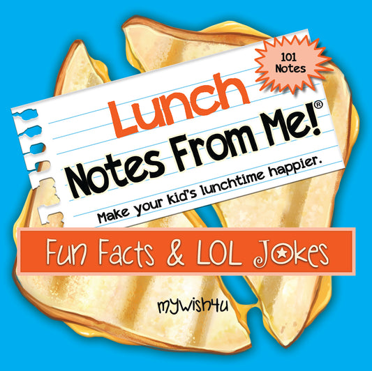 Fun Facts & LOL Jokes - 101 Tear-Off Lunch Box Notes for Kids - Inspirational, Motivational, Thinking of You, Jokes for Kids, Summer Camp, Back to School Essentials, Ages 8+