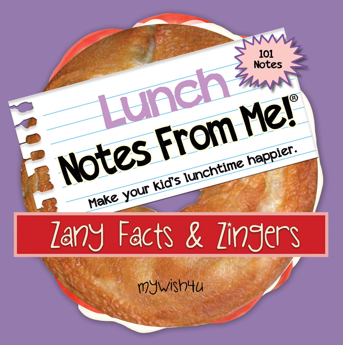 Zany Facts & Zingers - 101 Tear-Off Lunch Box Notes for Kids - Inspirational, Motivational, Thinking of You, Jokes for Kids, Summer Camp, Back to School Essentials, Ages 8+