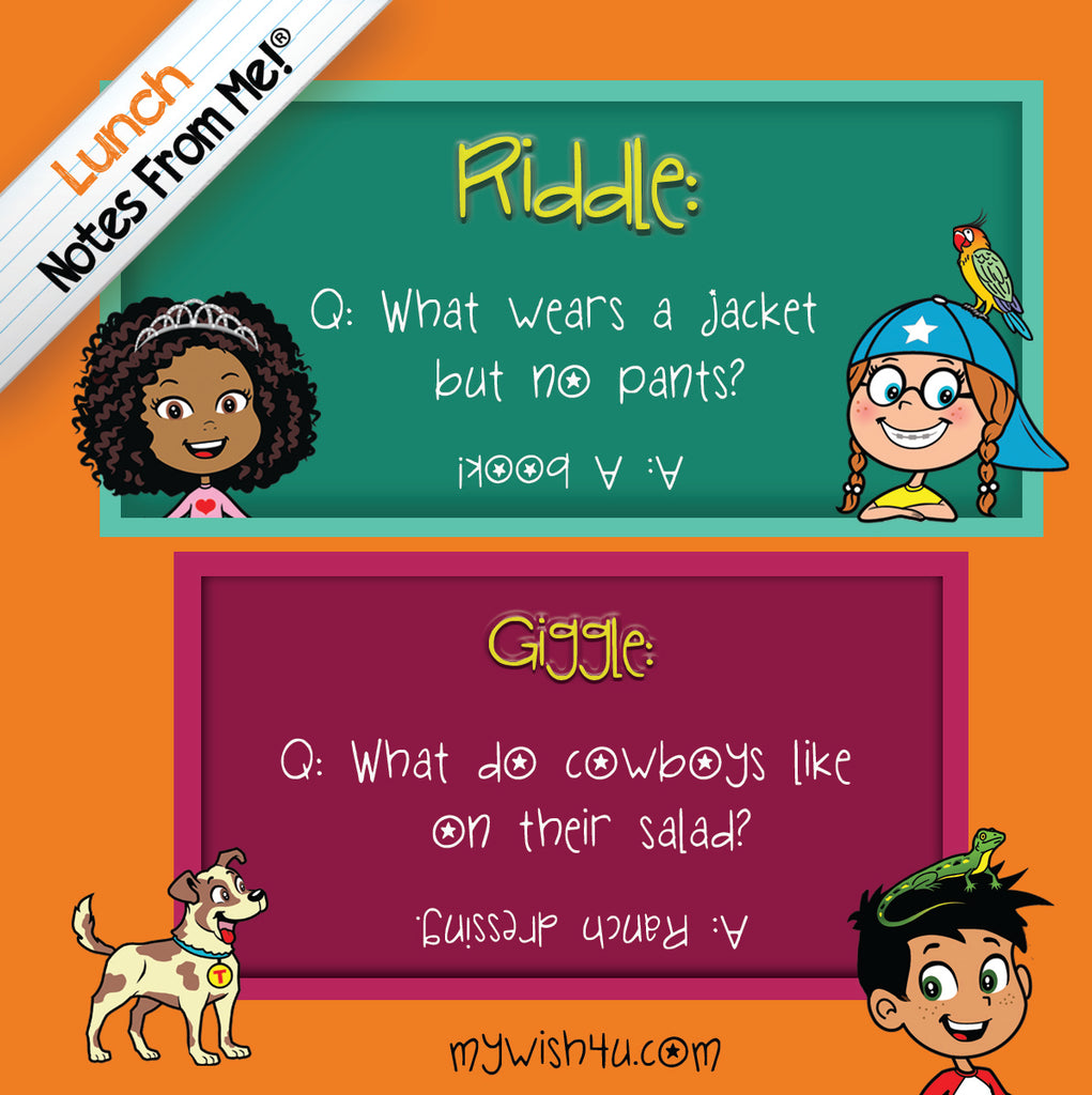 Lunch Notes From Me!® Riddles & Giggles 2