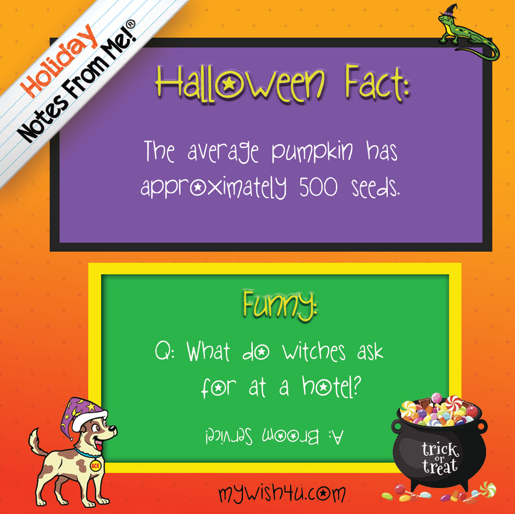 Holiday Notes From Me!® Halloween Facts & Funnies