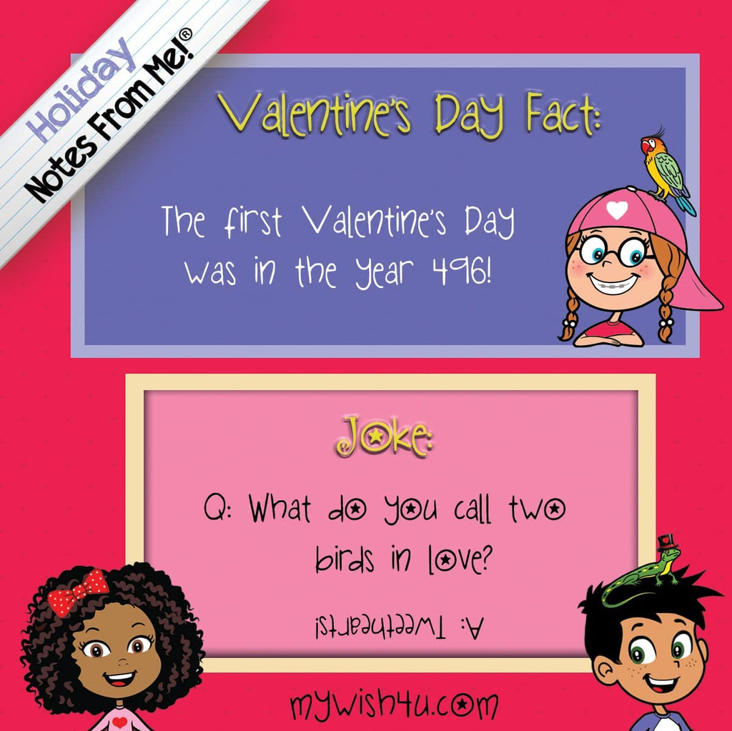 Lunchbox Holiday Notes From Me!® Valentine's Facts & Funnies