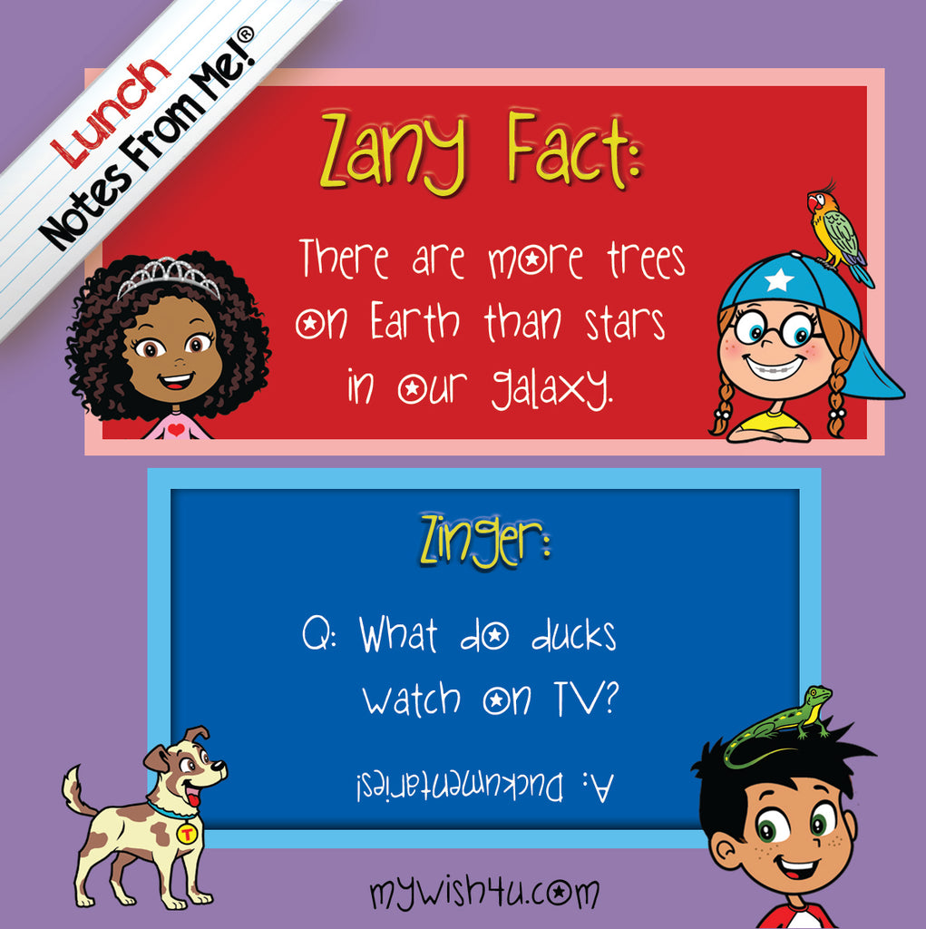 Lnchbox Lunch Notes From Me!® Zany Facts & Zingers